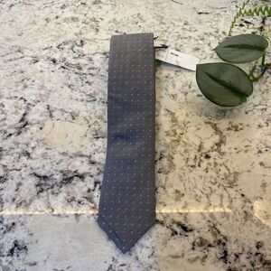Thomas Pink Neckties‎ Tie Grey 100% Silk London Classic Designer dressy business